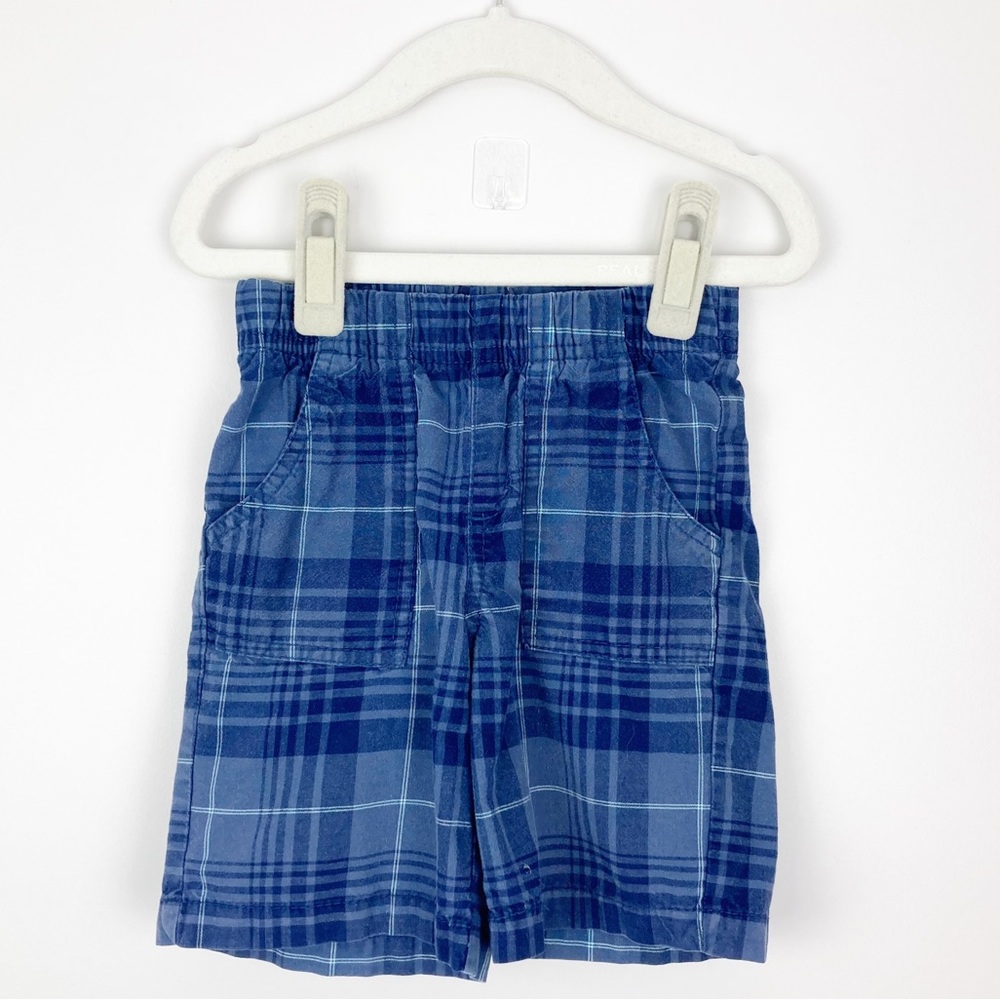 Circo - 3T Boys Blue Plaid Shorts